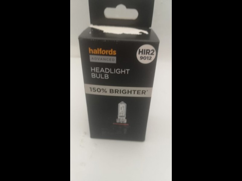 Halfords Headlight Bulb, 039700165881