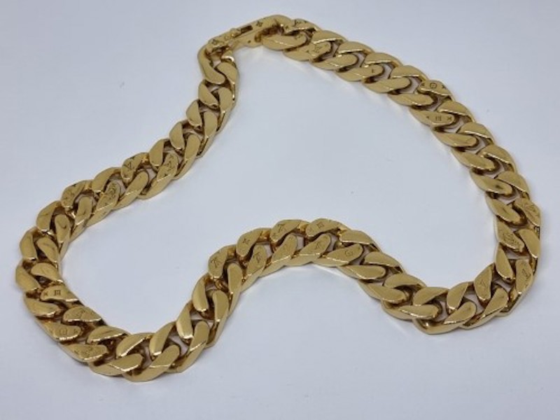 Shop Louis Vuitton MONOGRAM Chain links necklace (M00304, M00304