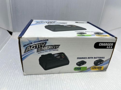 Cordless Tool Battery Activ Energy Battery Charger 20V 40V