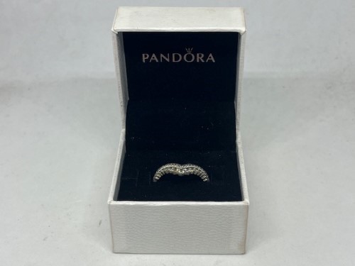 Princess wishbone on sale ring silver