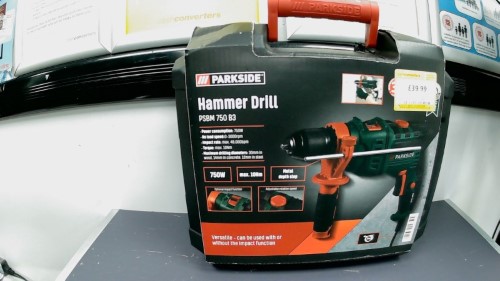 Parkside 750w deals hammer drill