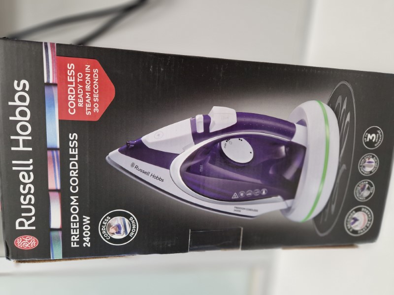 russell hobbs pearl glide steam iron asda